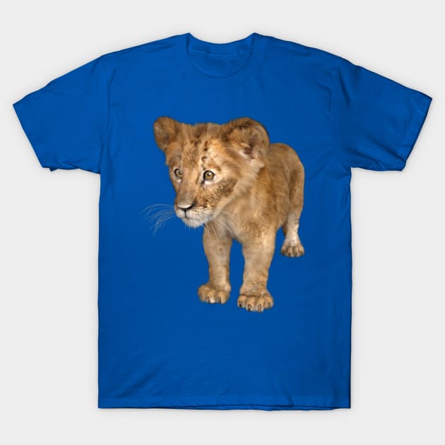 Simba Baby Lion Cub T-Shirt by Ratherkool